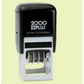 2000Plus Printer Square Self-Inking Dater Stamp (1"x1")